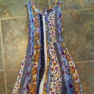 Small girls tank sleeveless dress, vintage look